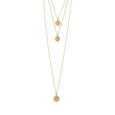 Gargantilla Chapada Triple Ajustable